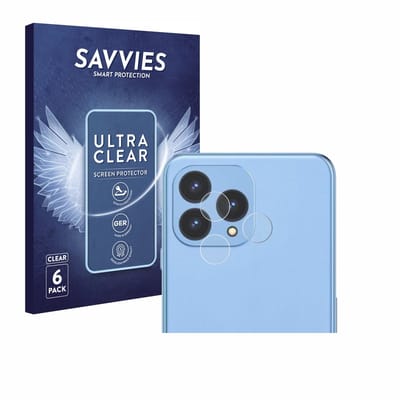 Savvies - Screenprotector voor Cubot P80 (ALLEEN Camera) - Folie Beschermfolie transparant 6 Stuks