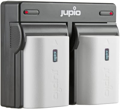 Jupio Value Pack: 2x Battery LP-E6NH *ULTRA* 2600mAh + USB Dual Charger