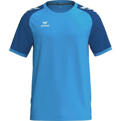 Erima Wings Shirt Korte Mouw Kinderen - Curaçao / New Royal | Maat: 140