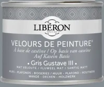 Liberon Velours De Peinture Muurverf - Mat - Gris Gustave Iii - 0,125l