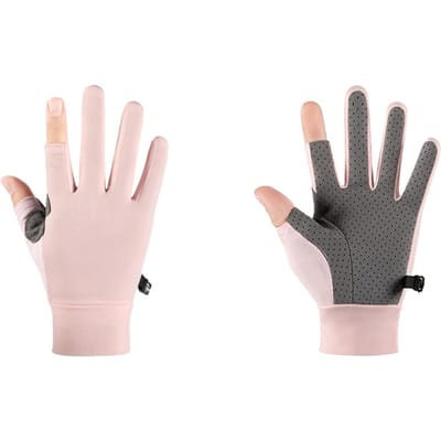 Zomer IJszijde Fietshandschoenen 2 Vingerloze Sporthandschoenen voor Heren Dames Fietsen Workout Gym Training white
