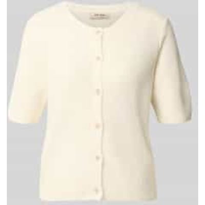Cardigan van wolmix met 1/2-mouwen model 'Thora'