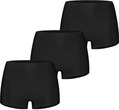 Ten Cate 3-pack Secrets dames boxershort 30178 - Voordeelverpakking - Multipack - Aanbieding - Zwart / XL