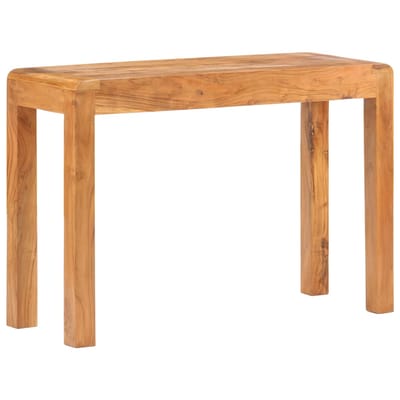 vidaXL - Wandtafel - 110x40x76 - cm - gerecycled - hout - met - honingafwerking