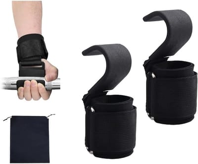 Krachtige Power Lifting Straps voor Gewichtheffen, 2-Pack met Opslagzak en Polsbandjes voor Bodybuilding en Fitness Training