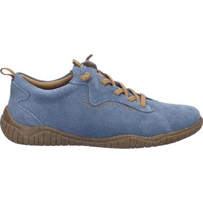 josef seibel - WYNONA 01 - Dames veterschoenenBarefoot - Kleur: Blauw - Maat: 37