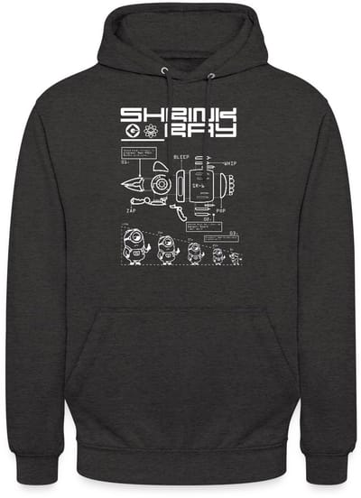 Minions Bouwplan Voor Krimpradiator Hoodie Unisex