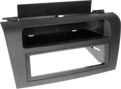 1-DIN Paneel geschikt voor met aflegbakje. Mazda 3 (BK) 2003-2009 Kleur: Zwart
