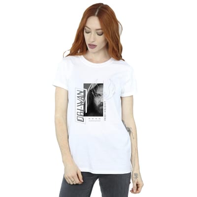 Star Wars Dames/Dames Obi-Wan Kenobi Jedi SciFi Collage Katoenen Vriendje T-shirt (Wit)