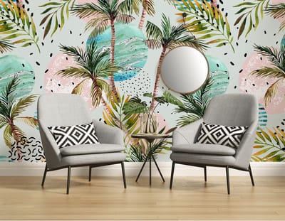 Fotobehang Palms&Waves2 DD115625 A.S. Création XXL 5 | Fotobehang
