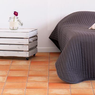 Antislip vloerstickers met beschermlaag - 30 terracotta vloertegelstickers - 100x120cm - 30 stickers 20x20cm