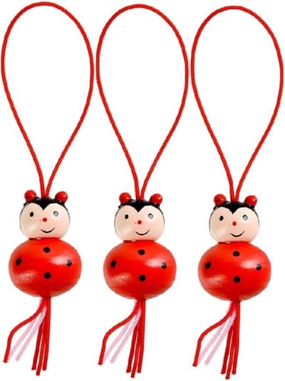 Gelukspoppetjes - Gelukshanger - Lieveheersbeestjes (3cm) - 50 Stuks - Gelukspoppetjes