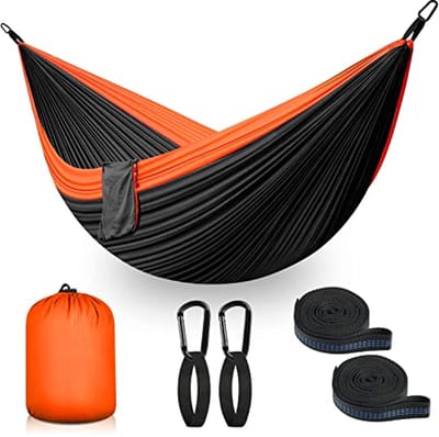 Ultralichte Draagbare Hangmat voor 2 Personen - 300 x 200 cm - Ideaal voor Camping en Strand