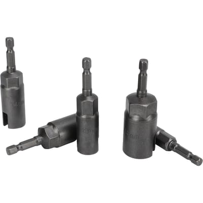 5 Stuks 1 4inch Zeskant Schacht Power Vleugelmoer Driver Sleuf Vleugelmoer Boorhuls Sleutel voor Elektrische Handboormachine