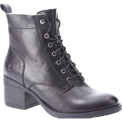 Hush Puppies Harriet Leren Vrouwen Laarzen Zwart