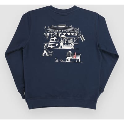 New Balance Stadium Concession Graphic FT Crew Kids Sweater blauw
