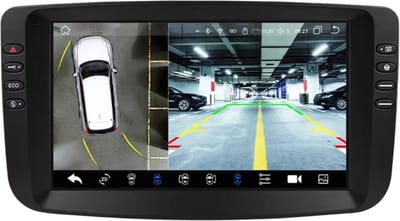 Autoradio bluetooth met camera - Carplay - Voor Fiat Linea Punto Evo (2012-2015) - Geschikt voor Apple en Android - Stereo - Navigatie - Navigatiesysteem auto