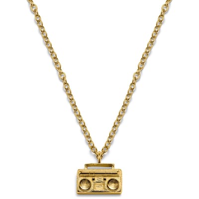 Jaygee | Goudkleurige Radio Ketting