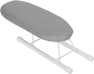 Dailygoods- Strijkplank Ruimtebesparend - Opvouwbaar - Antislip - Katoenen Bekleding - Brandwerend - Geschikt voor Manchetten en Kraag - Strijktafel