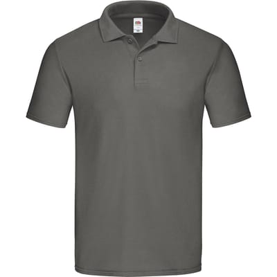 Fruit of the Loom Heren Origineel Piqué Poloshirt (Licht Grafiet)