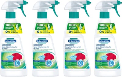 Dr. Beckmann - Ossengalzeep Pre Wash Vlekkenspray - 4x500ML - Vlekken - Spray - Vlekken Verwijderaar - Combi-Pack