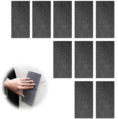 10 Stuks Krassen Verwijderaar voor Auto, 20.5 x 10.5 cm, Zwart, Voor Autolak Onderhoud en Voertuig Reiniging