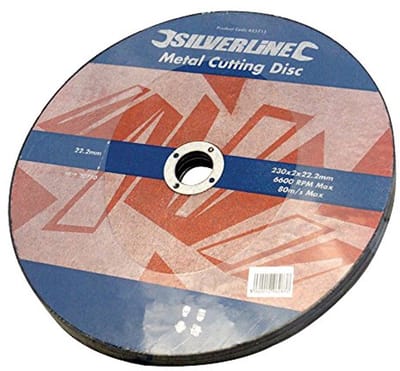 Dunne metalen doorslijpschijven 230 x 2 x 22,2 mm - 5-delige verpakking