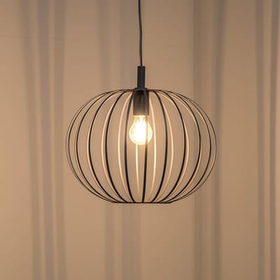 Argon Hanglamp Valor, antraciet, staal, Ø 40 cm