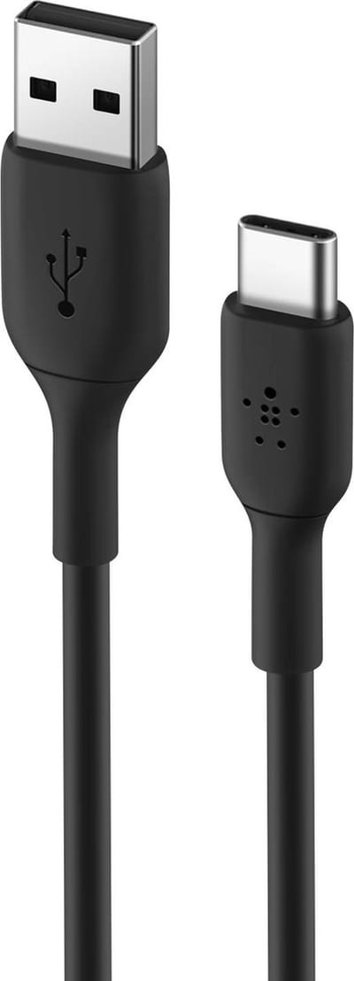 Belkin BOOST↑CHARGE - USB-A naar USB-C Kabel - 2 Meter - 12W - Zwart