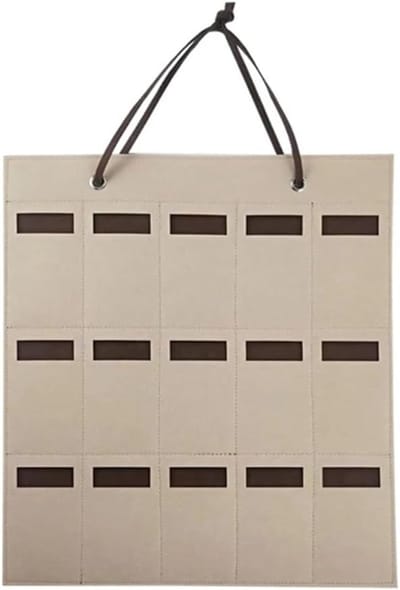 Brillen Opbergdisplay - Zonnebrillen Organizer - Brillen Beschermen - 15 Vakken - 40x50cm - Wit