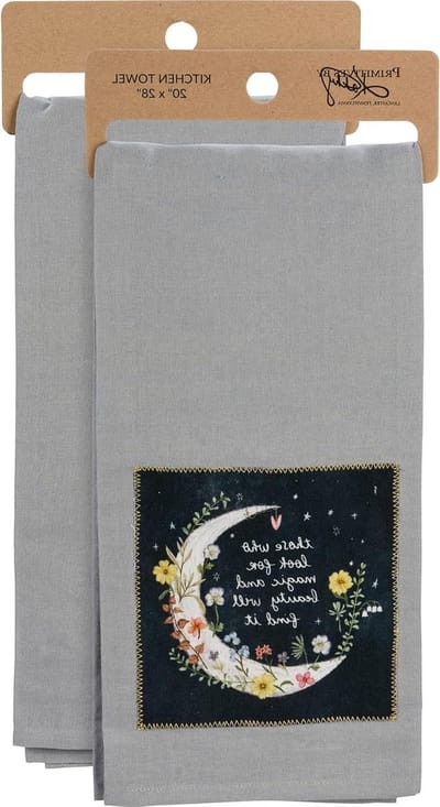 Decoratieve Keukendoek - Keukendoek Set - Keuken Decoratie - Gestikt Kunstpaneel - Small - Meerkleurig