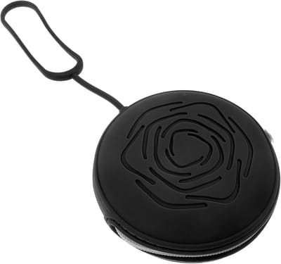 Opbergbox Menstruatiecups - Hygienetas Organizer - Veilig Opbergen - Ademend Siliconen Materiaal - 9x9x4 cm - Zwart