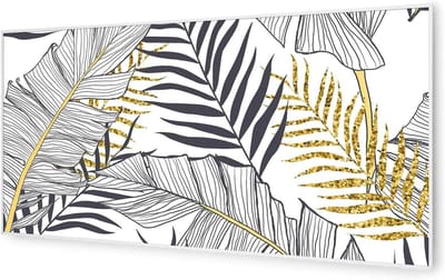 Infrarood Verwarming - Wandpaneel - Ruimte Verwarmen - App Bediening - 120 x 60 cm - Wit Bladgroen