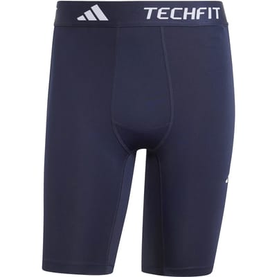 Adidas Techfit Compression Korte Leggings Blauw M / Regular Man