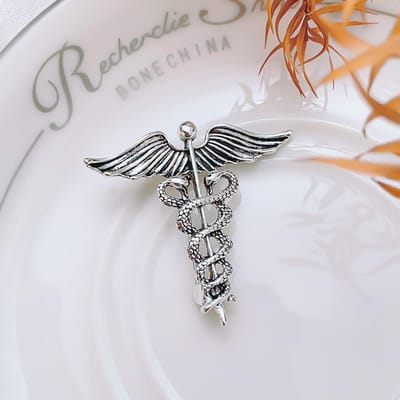 Dierenriem Slang Broche Vintage Gepersonaliseerde Gedraaide Slang Legering Kleding met Corsage SpeldVrouwKostuum Sieraden & Accessoires gray