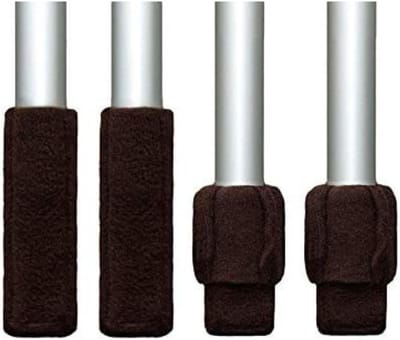 Famanu – Elastische manchet standaard - omtrek 10–13 cm - duurzame vloerbescherming voor meubelpoten - flexibel en antislip - bruin