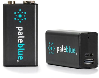 Paleblue USB-C Rechargeable - 9V Batterij 2-Pack - Li-ion - 500 mAh - Oplaadbaar