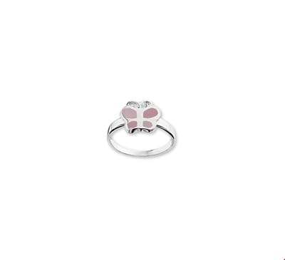 Zilver Gerhodineerde Kinderring vlinder 1329486 12.50 mm (39)