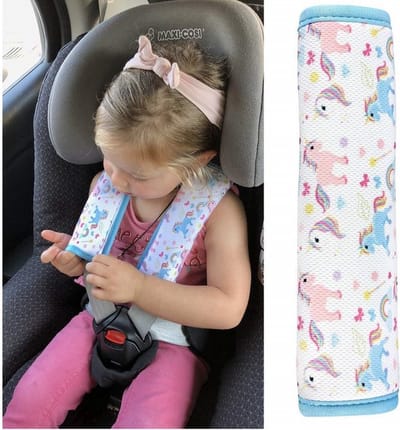 Baby / Peuter Gordelbeschermer - Eenhoorns - 1 beschermer - Gordelhoes - Gordelkussen - Unicorns