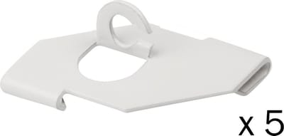 STAS systeemplafond haak (wit) voor koord met lus (set van 5 stuks)
