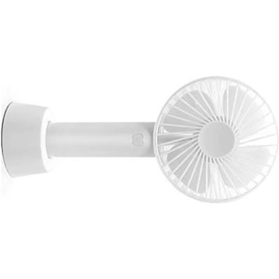 Handventilator Wit USB-oplaadbaar 3 Snelheden 1200mAh Batterij Krachtige Mini Draagbare Ventilator voor Thuis