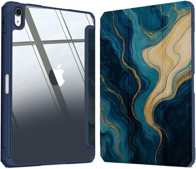 Sounix Tablet hoes Geschikt voor Apple iPad 11 (2025) A16 / Apple iPad 10.9 (2022) - Hoesje met Pencil Houder Uitsparing