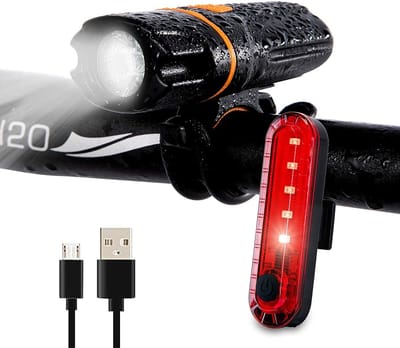 Fietslamp – fiets verlichting – duurzaam – waterbesteding - Bicycle light  - waterproo