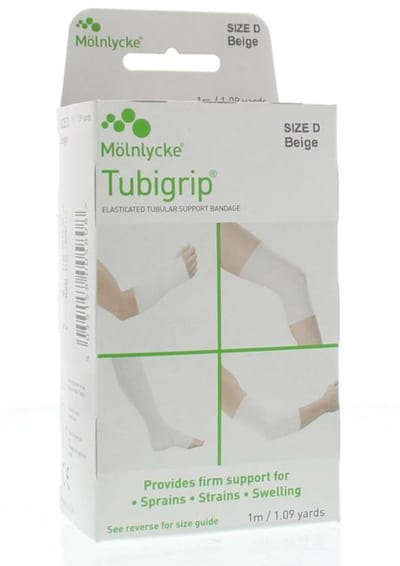 Tubigrip D - beige - 1 maat- Brace