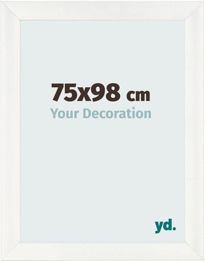 Your Decoration - Fotolijst 75x98 cm - MDF - Wit Geveegd - Pisa