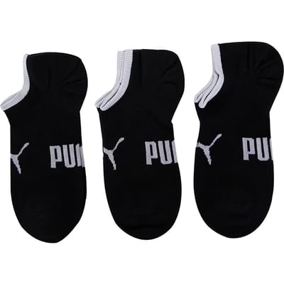 PUMA Enkelsokken Unisex 3-pack Zwart 935111-02 39-42 white