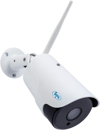 Videobewakingscamera - Beveiligingscamera Buiten - Huis Beveiligen - Full HD 1080p - 128GB SD Kaart - Wit