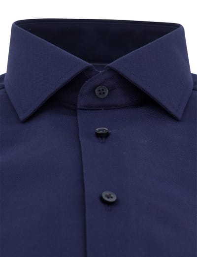Overhemd Eterna 1863 donkerblauw modern fit