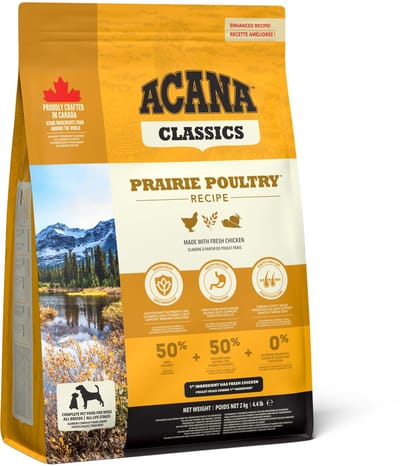 Acana Classics Prairie Poultry Kip&Kalkoen - Hondenvoer - 2 kg