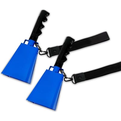 2 Stuks Koebel met Handvat Geluidsmakers voor Voetbalwedstrijden Ranch Sportevenementen Feest Concert 9 Inch